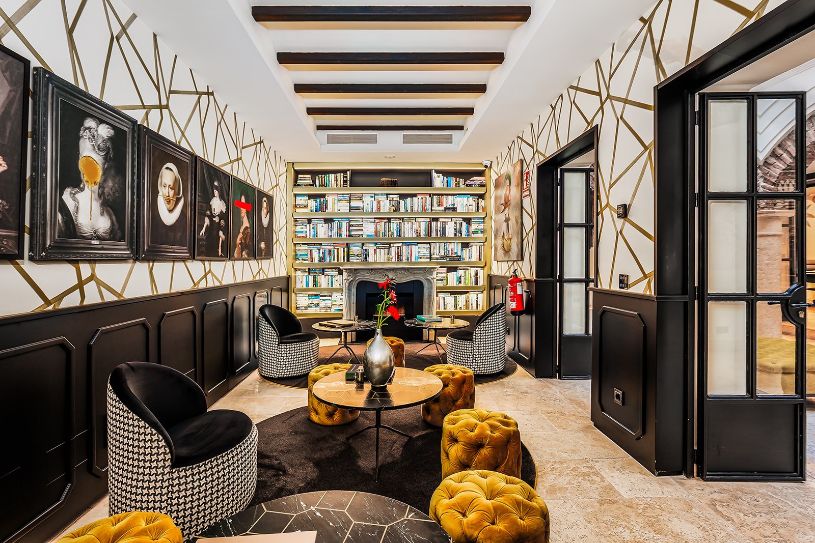 Hotel Claude Marbella salón principal — fotografía HDR hotelera